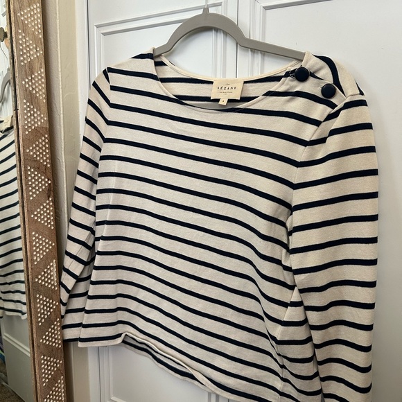 Sézane Collette Stripe Top - Picture 3 of 6